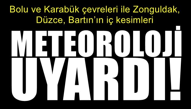 Gökgürültülü Sağanak Yağış bekleniyor