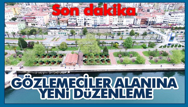 GÖZLEMECİLER ALANINA YENİ DÜZENLEME