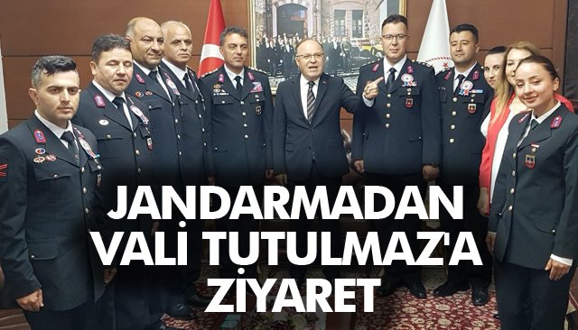 JANDARMADAN VALİ TUTULMAZ´A ZİYARET