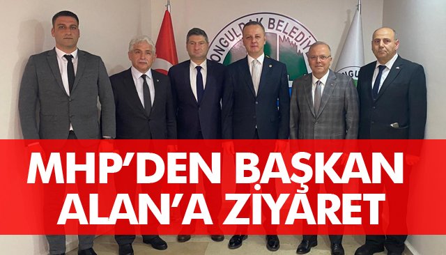 MHP’DEN BAŞKAN ALAN’A ZİYARET