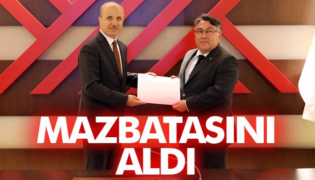 ÖZÖLÇER, MAZBATASINI YÖK BAŞKANI ÖZVAR’IN ELİNDEN ALDI 