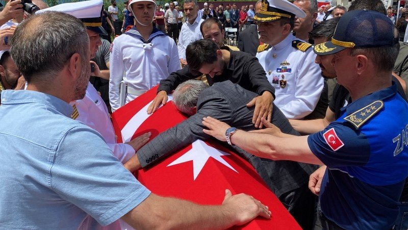 ŞEHİT ÖZKAYA TOPRAĞA VERİLDİ - 1