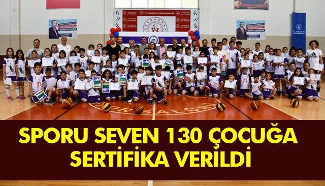 SPORU SEVEN 130 ÇOCUĞA SERTİFİKA VERİLDİ