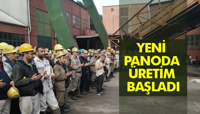 YENİ PANODA ÜRETİME BAŞLANDI