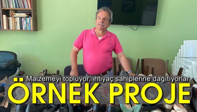 İhtiyaç sahibi aileleri sevindiriyorlar… ÖRNEK PROJE