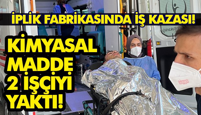 KİMYASAL MADDE YAKTI!