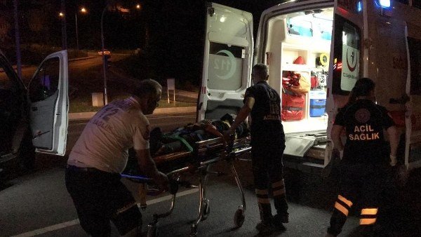 MOTOSİKLET KAZASI: 2 YARALI - 2