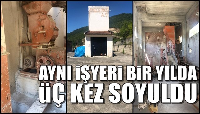 Sezonluk çalışan kireç fabrikası 3 kez soyuldu