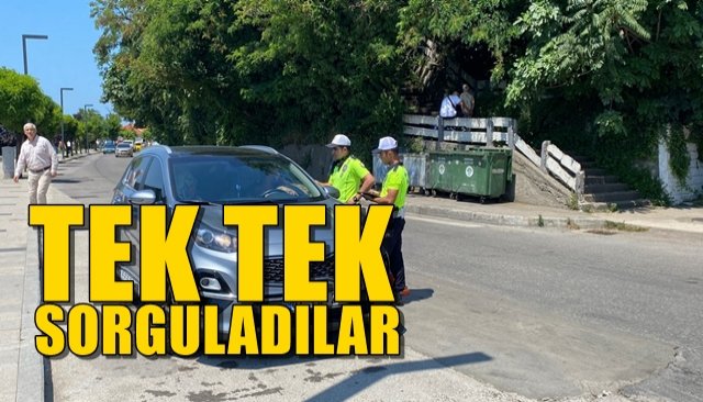 Tek tek sorguladılar