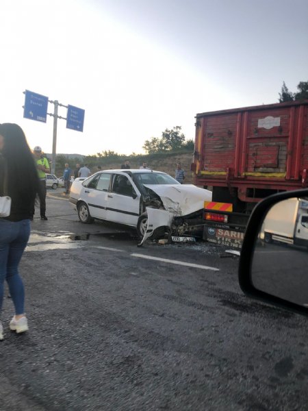 TRAFİK KAZASI: 1 YARALI - 3