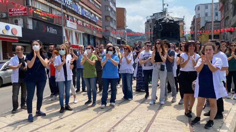 Zonguldak Konya’da öldürülen Doktor için ayağa kalktı… MESLEKTAŞLARI İÇİN! - 2