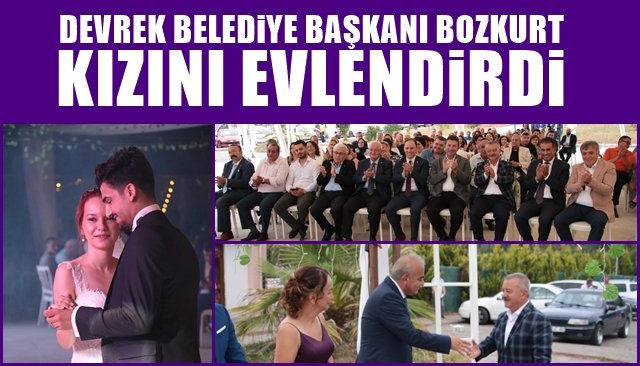 BELEDİYE BAŞKANI KIZINI EVLENDİRDİ    