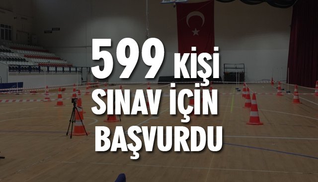 BESYO ÖZEL İLGİ VAR; 599 KİŞİ SINAV İÇİN BAŞVURDU