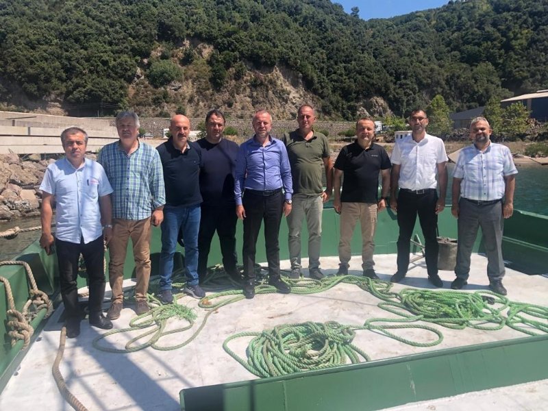 Konunun tüm tarafları Ereğli’de incelemelerde bulundu… KAFES BALIKÇILIĞI İÇİN YER ARAYIŞI  - 1