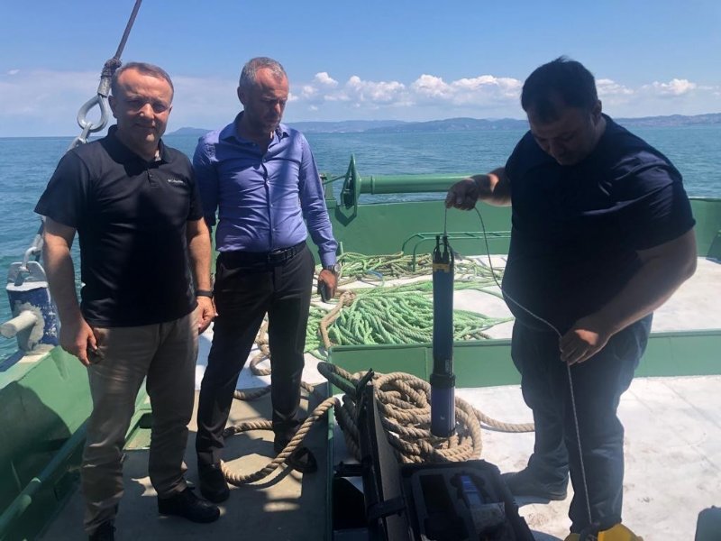 Konunun tüm tarafları Ereğli’de incelemelerde bulundu… KAFES BALIKÇILIĞI İÇİN YER ARAYIŞI  - 2