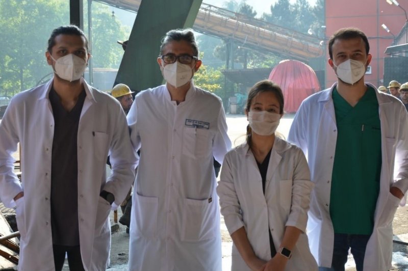 MADENCİLERE AĞIZ TARAMASI YAPILDI - 1