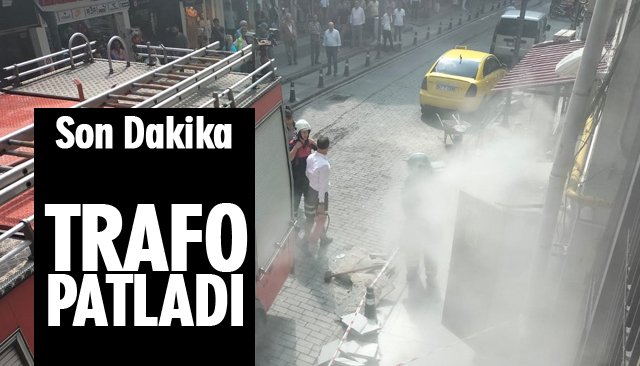 PATLAYAN TRAFO EKİPLERİ HAREKETE GEÇİRDİ