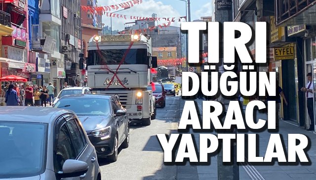 TIRI DÜĞÜN ARACI YAPTILAR