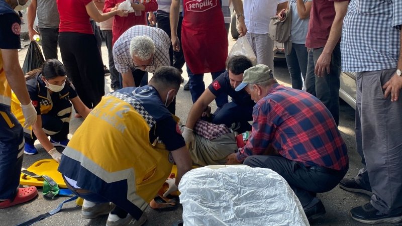 Yolcu minibüsü yaşlı adama çarptı - 2