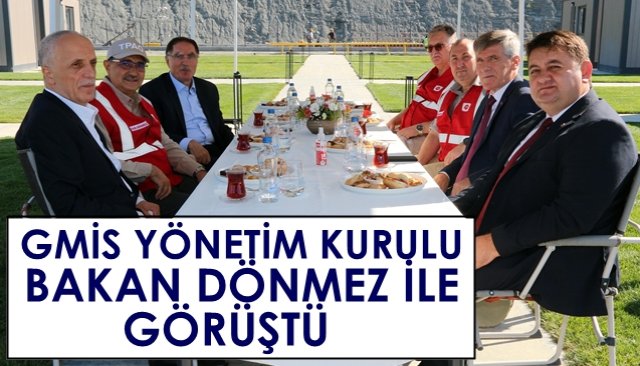 GMİS YÖNETİM KURULU BAKAN DÖNMEZ İLE GÖRÜŞTÜ