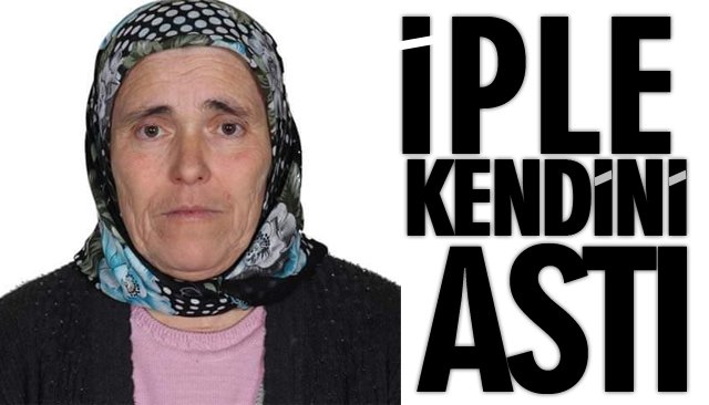 İPLE KENDİNİ ASTI