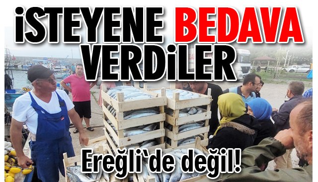 KASA KASA PALAMUTLA DÖNDÜLER, VATANDAŞA ÜCRETSİZ VERDİLER 