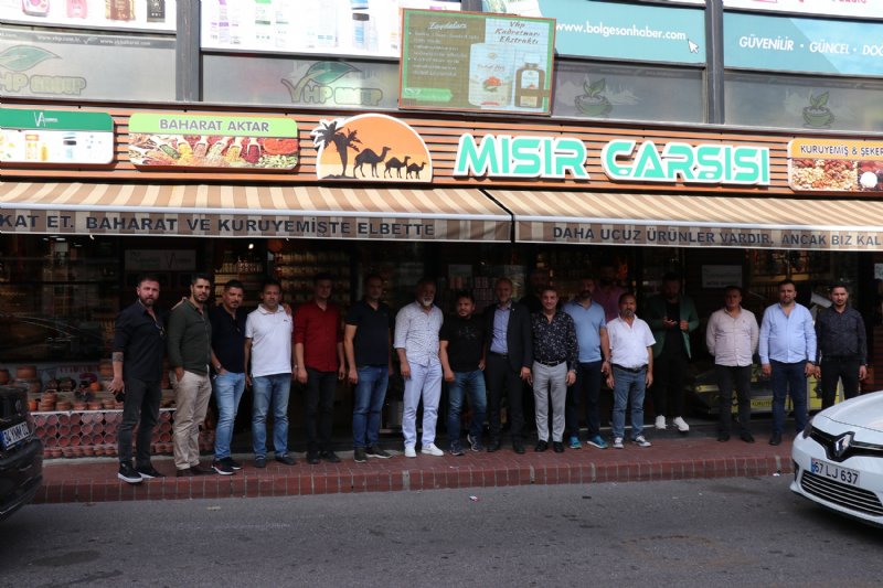KELEŞ, ERDEMİR CADDESİ ESNAFINI GEZDİ - 5
