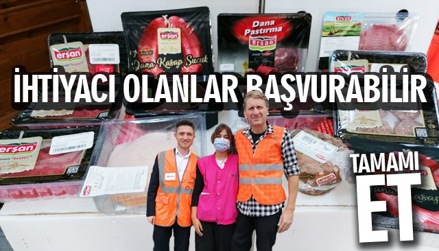 LÖSEV ET PAKETLERİNDEN DAĞITTI; İÇİNDE YOK YOK!