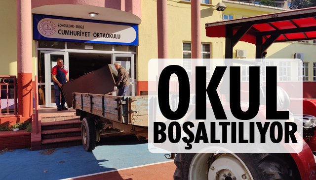 OKUL BOŞALTILIYOR