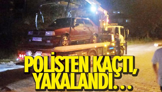 POLİSTEN KAÇTI, YAKALANDI…