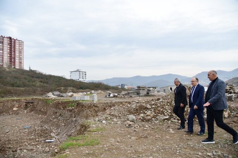 Ereğli Ağız ve Diş Sağlığı Merkezi inşaatı sürüyor... VALİ YERİNDE İNCELEDİ... - 2