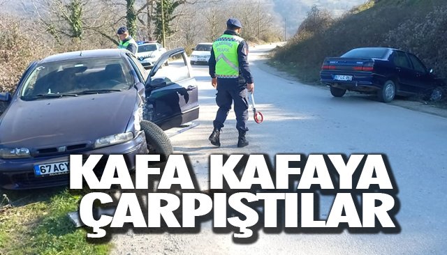 KAFA KAFAYA ÇARPIŞTILAR: 3 YARALI 