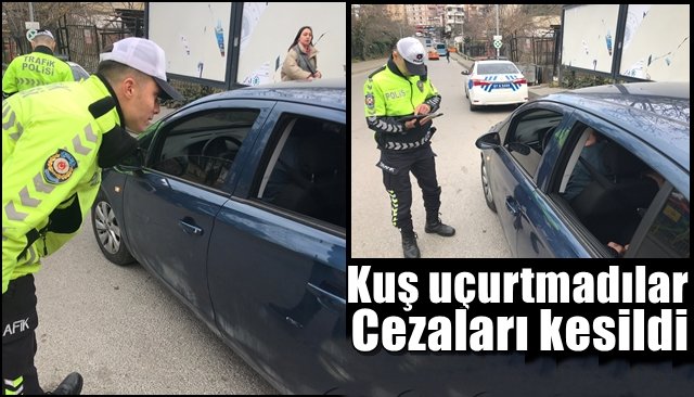 Kuş uçurtmadılar, cezaları kesildi