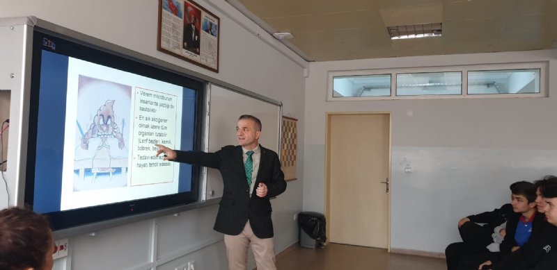 Öğrencilere verem hastalığını anlattı - 1