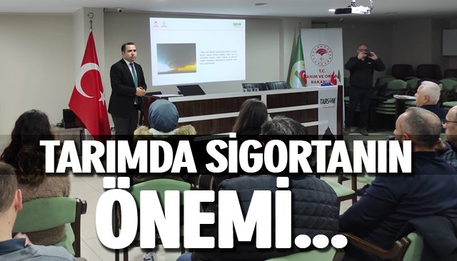 TARIMDA SİGORTANIN ÖNEMİ 