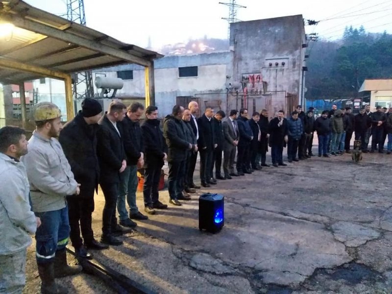 TTK Armutçuk Müessesesi’ne yeni üretim panosu... DUALARLA AÇILDI - 2