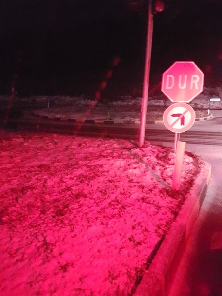 Zonguldak Ereğli Karayolu… KAR YAĞIŞI ETKİLİ OLUYOR - 2