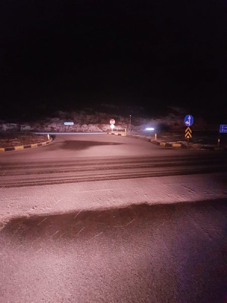 Zonguldak Ereğli Karayolu… KAR YAĞIŞI ETKİLİ OLUYOR - 3