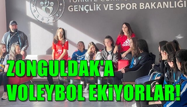 Zonguldak’ta voleybol tohumu ekiyorlar 