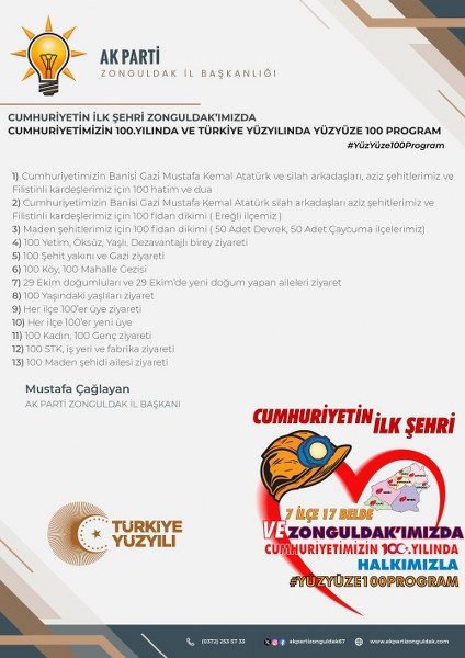 AK PARTİ’DEN YÜZ YÜZE 100 PROGRAM - 1