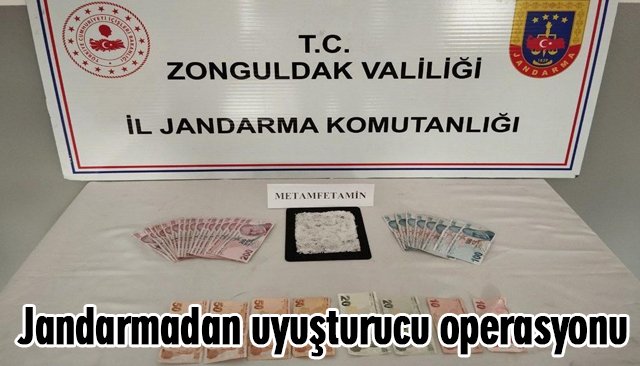 Jandarmadan uyuşturucu operasyonu