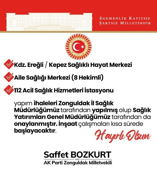 MİLLETVEKİLİ AÇIKLADI: DOKTORLAR KASIM’DA BAŞLIYOR - 1