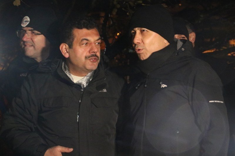 BAKAN YERLİKAYA, AFETİN YAŞANDIĞI ZONGULDAK´TA - 3