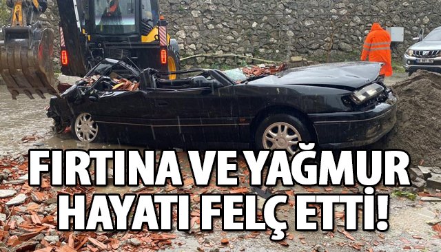 FIRTINA VE YAĞMUR HAYATI FELÇ ETTİ!