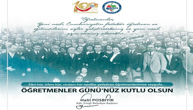 POSBIYIK ÖĞRETMENLERİ TEBRİK ETTİ