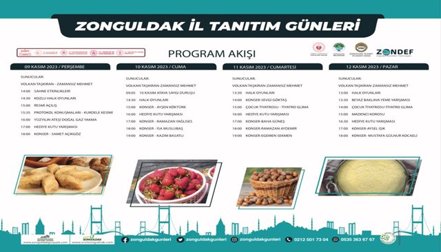 ZONGULDAK TANITIM GÜNLERİ PROGRAMI BELLİ OLDU