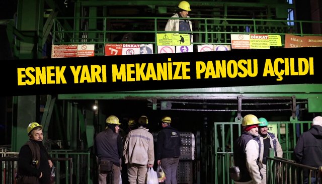 ESNEK YARI MEKANİZE PANOSU AÇILDI