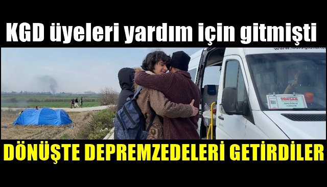 DEPREMZEDELERİ GAZETECİLER GETİRDİ