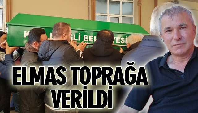 ELMAS TOPRAĞA VERİLDİ