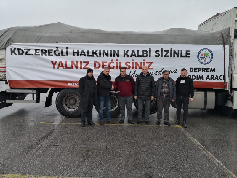 EREĞLİ BELEDİYESİ BİNLERCE TERMAL BATTANİYE YOLLUYOR - 1